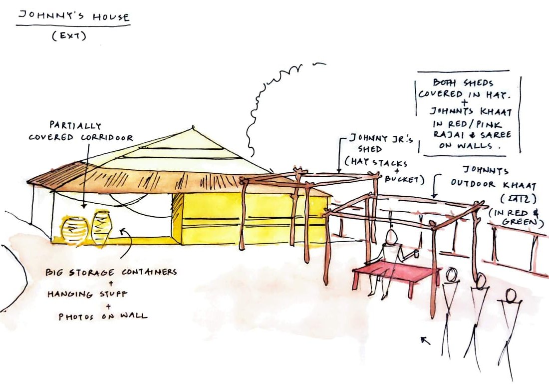 Johnny's house concept sketch