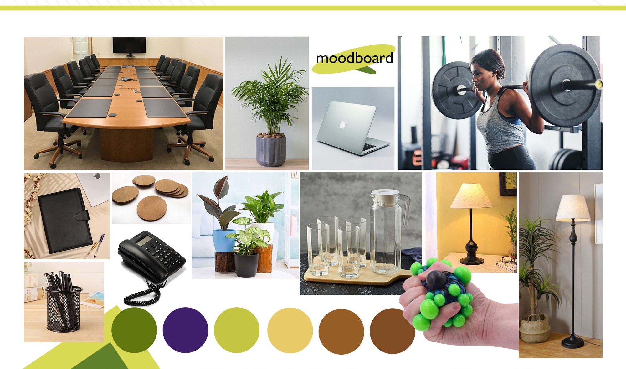 Moodboard for the FITREATcouple campaign