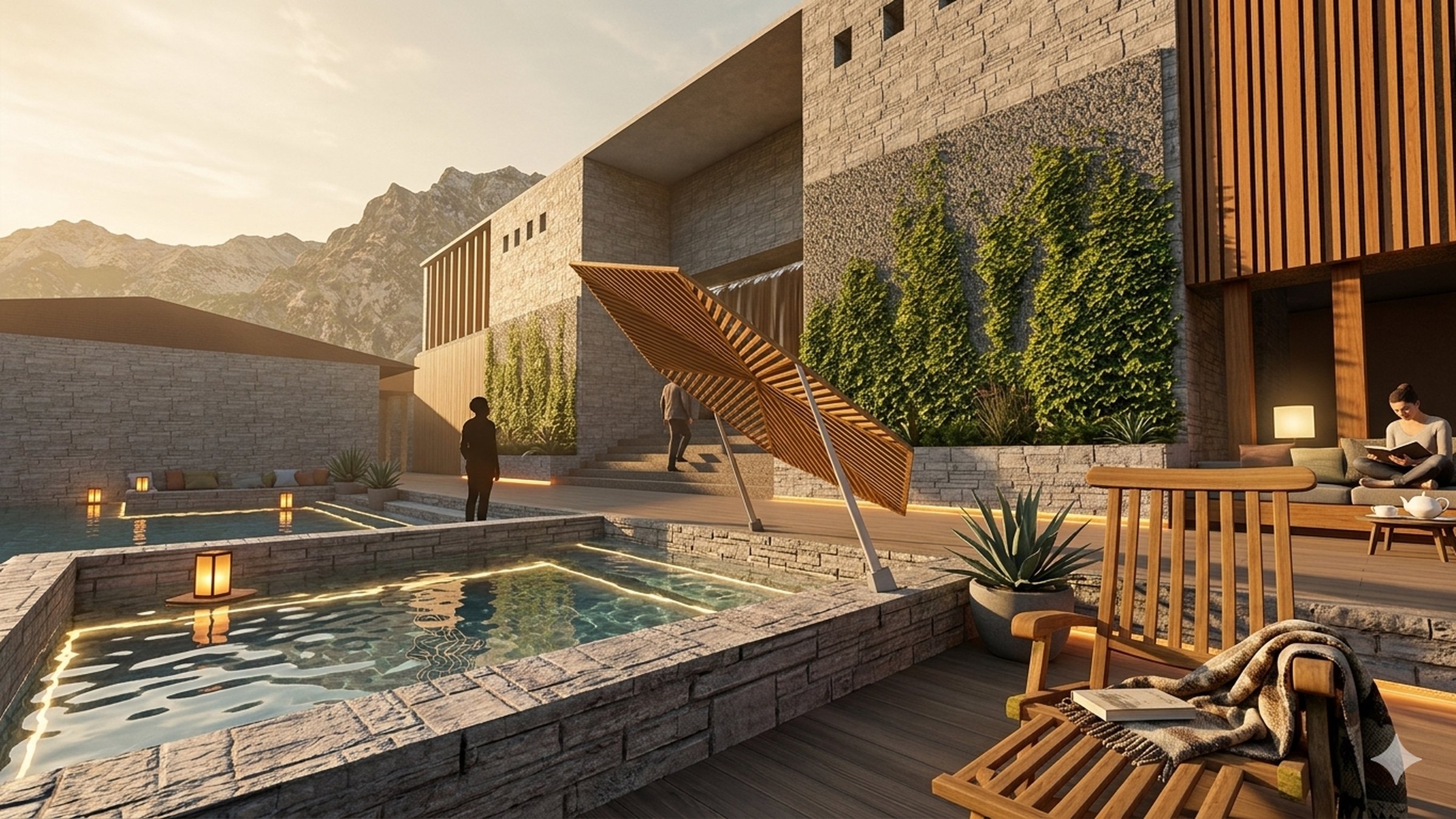 Experiential architectural render