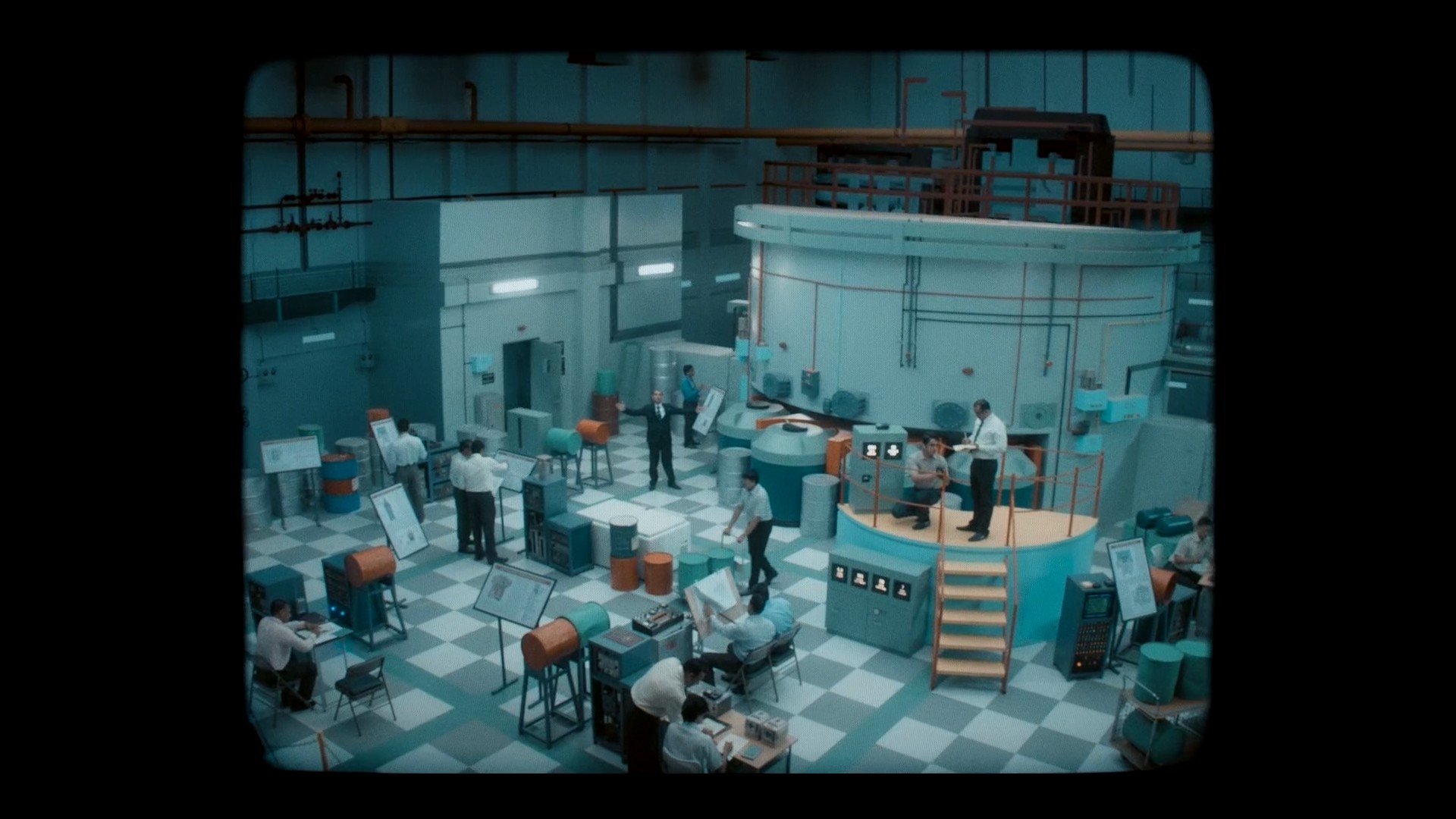 Reactor set on screen