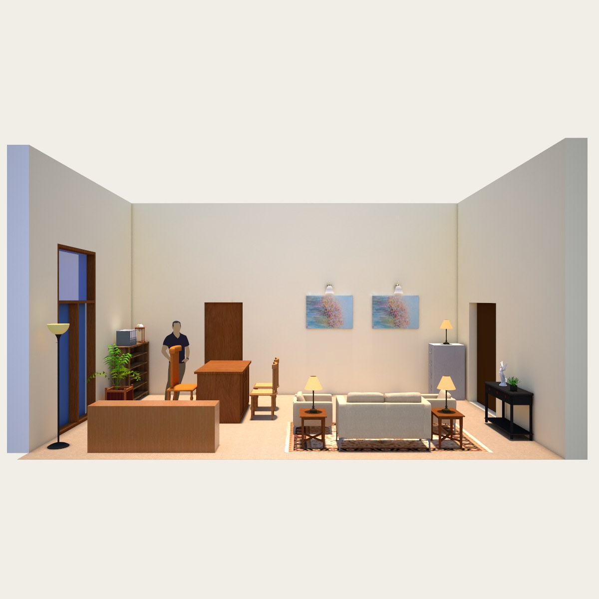 Set render study 1
