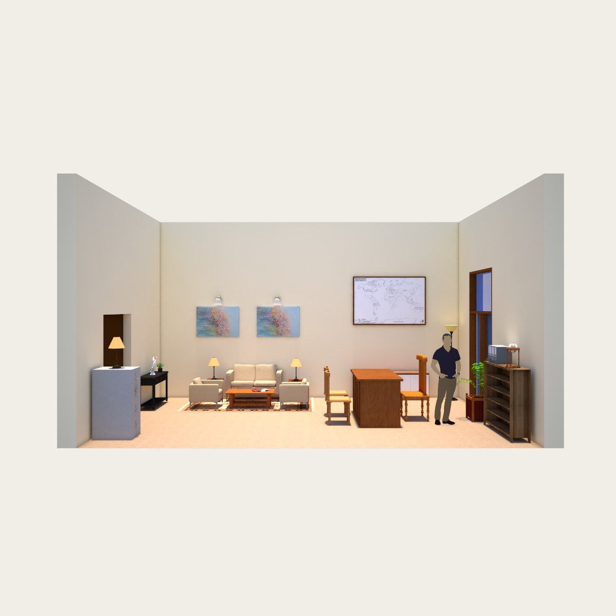 Set render study 2